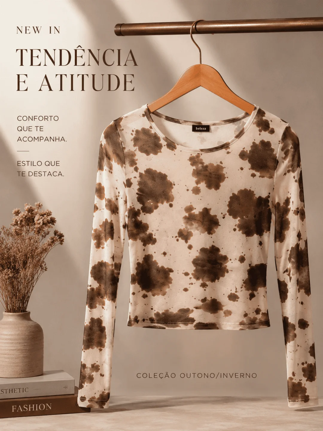 ✨ Blusa Aurora Mocha Premium ✨