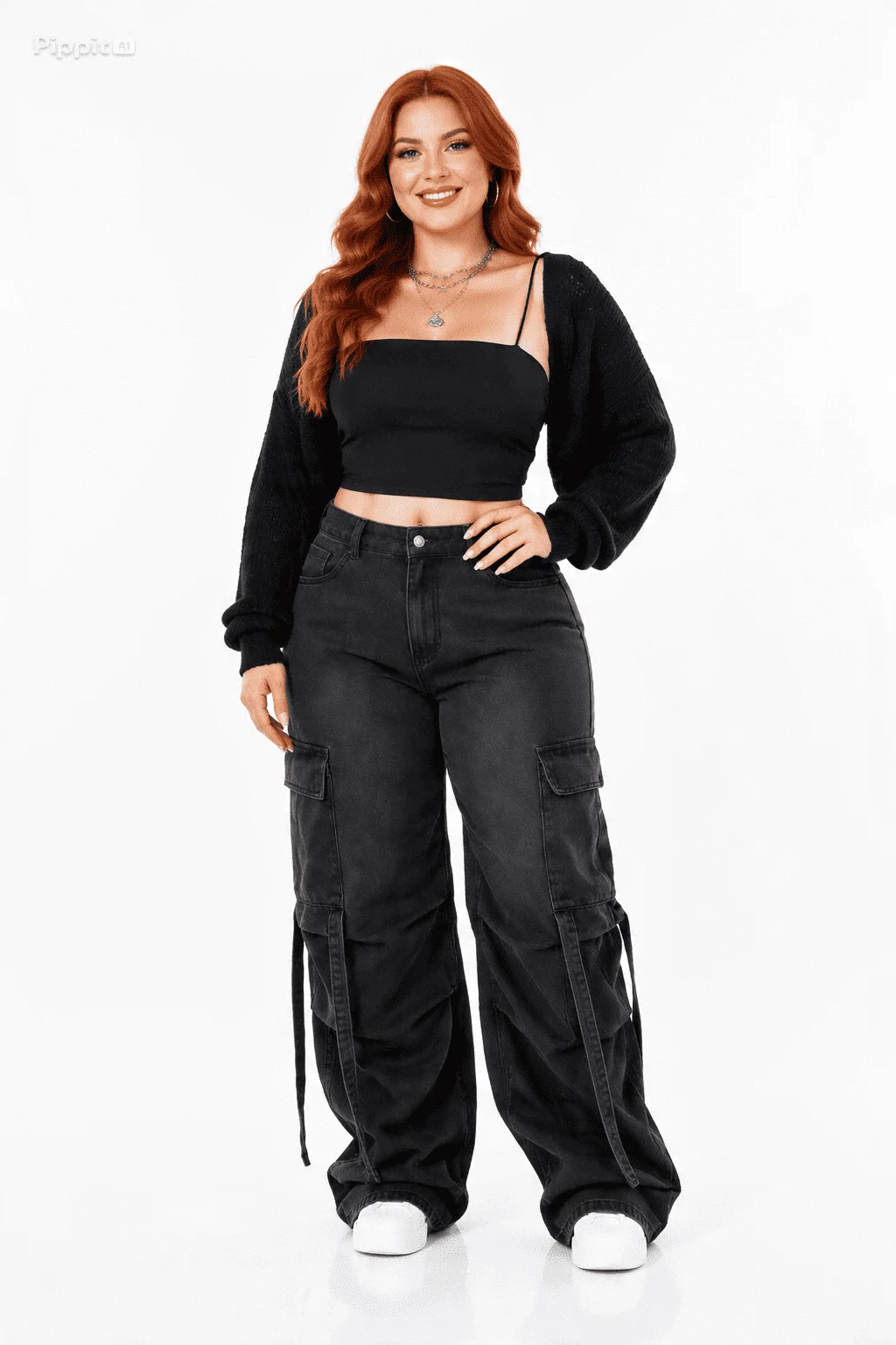 Calça Cargo Jeans Estonada "Street Style"