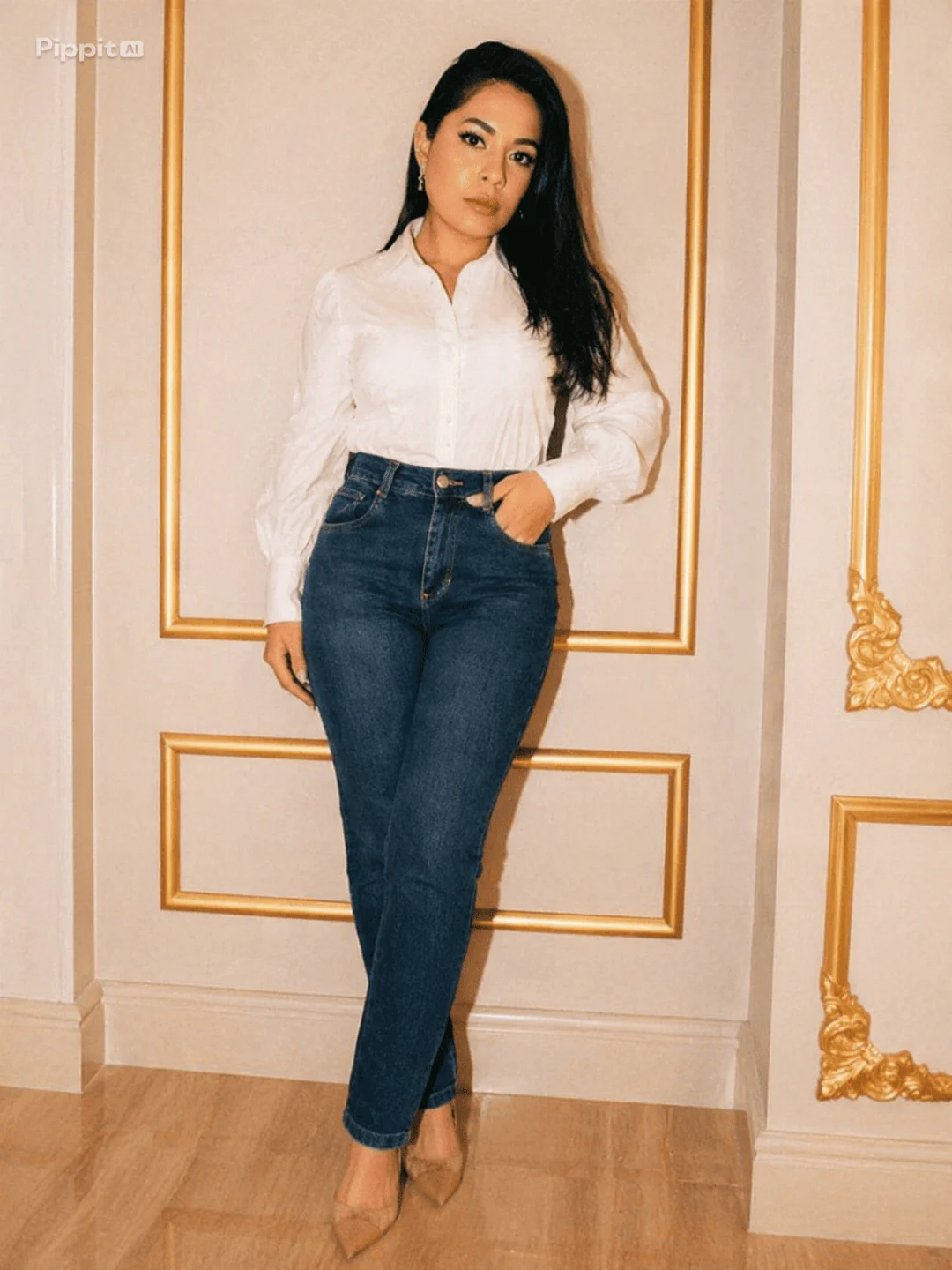 Calça Jeans Slim Essential – Azul Denim Clássico