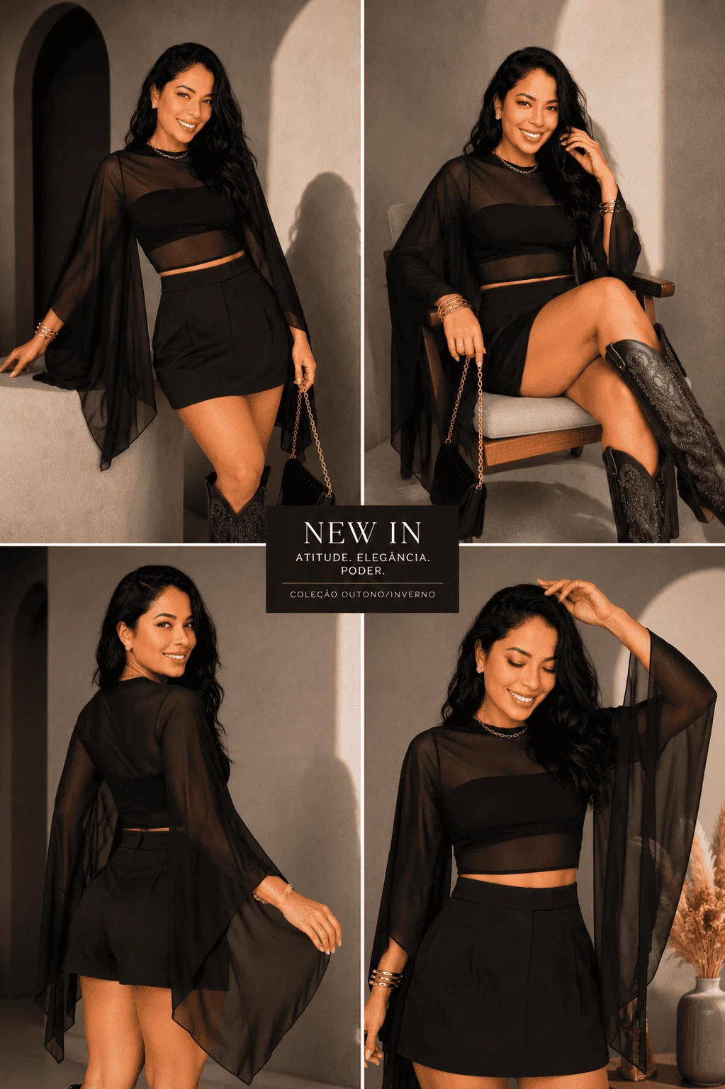 ✨ Conjunto Midnight Elegance ✨