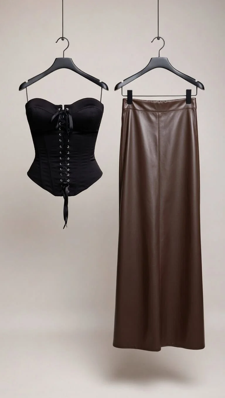 Conjunto Noir & Chocolate