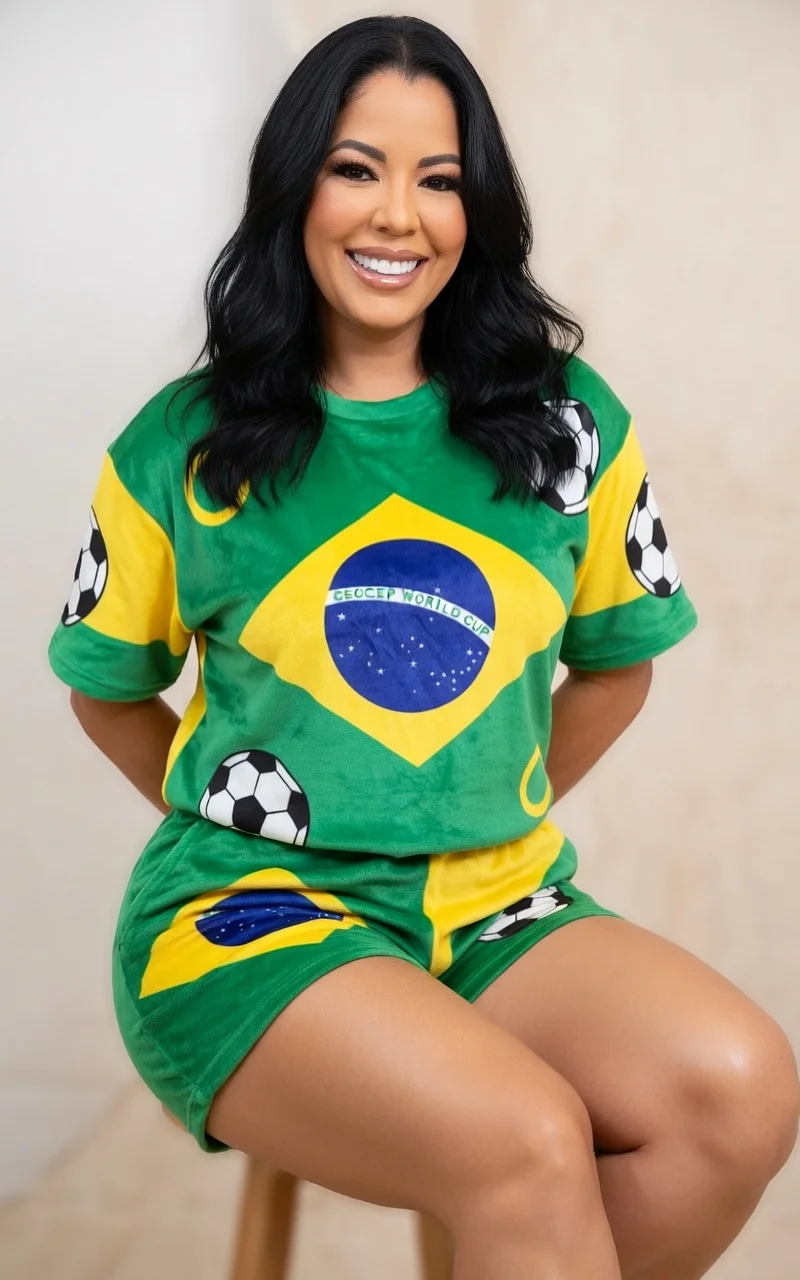 Conjunto torcida Brasil
