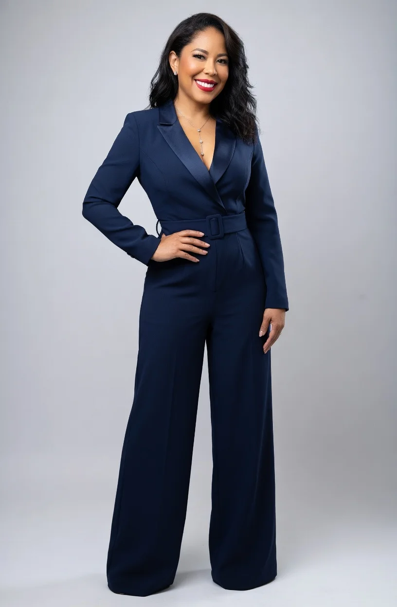 Macacão Alfaiataria Blazer Navy