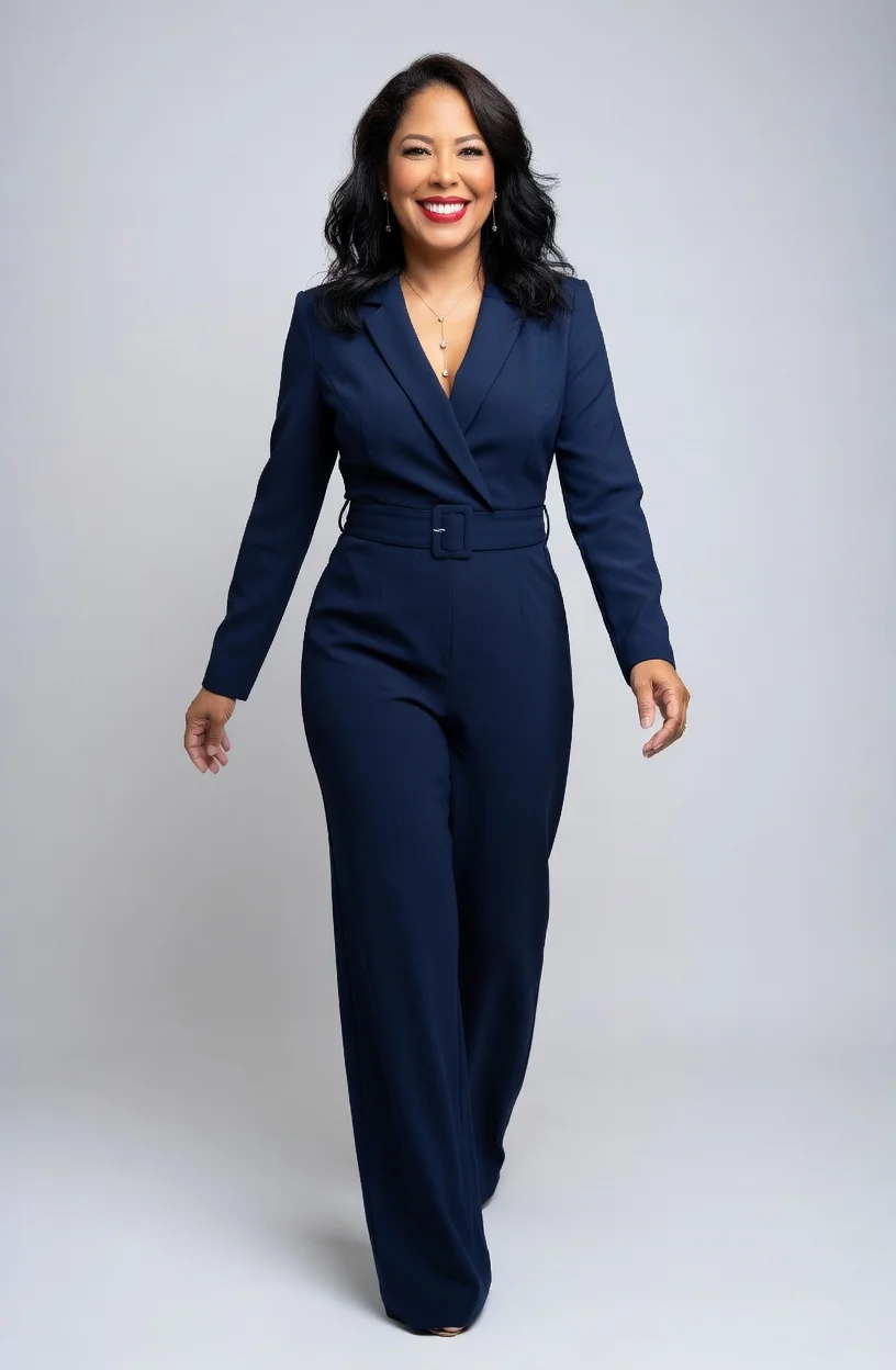Macacão Alfaiataria Blazer Navy