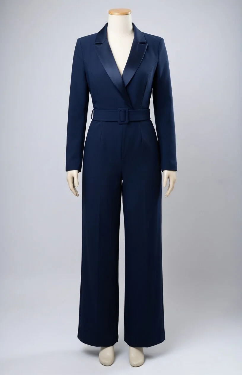 Macacão Alfaiataria Blazer Navy