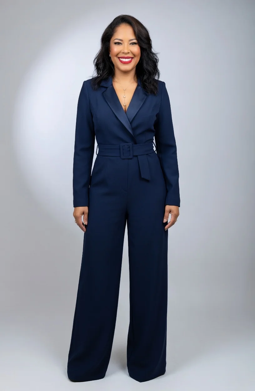Macacão Alfaiataria Blazer Navy
