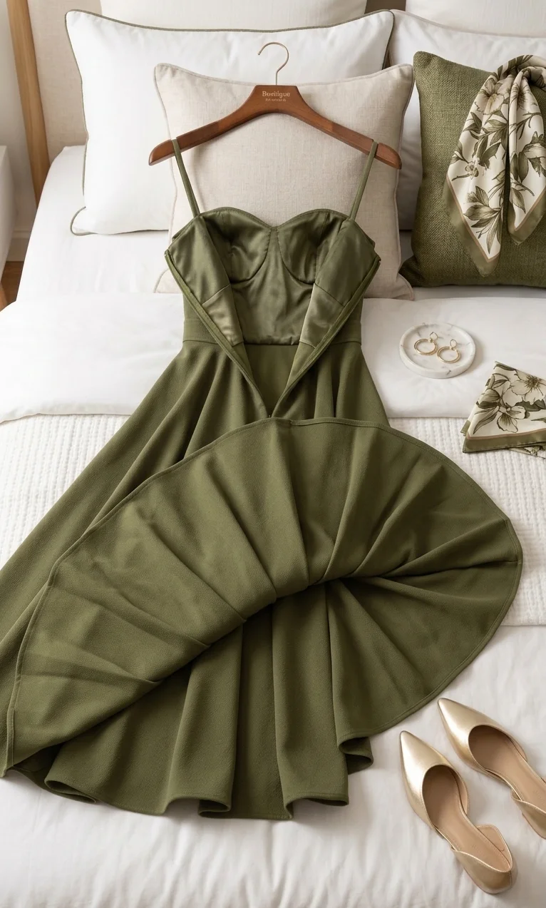 Vestido midi tomara que caia