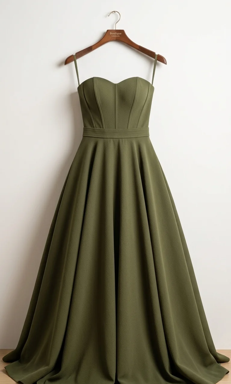 Vestido midi tomara que caia