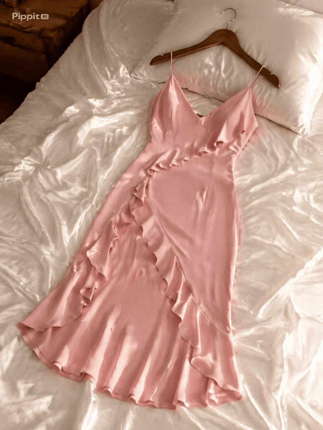 Vestido Sunset Romântico - Rosa Pastel 🌸