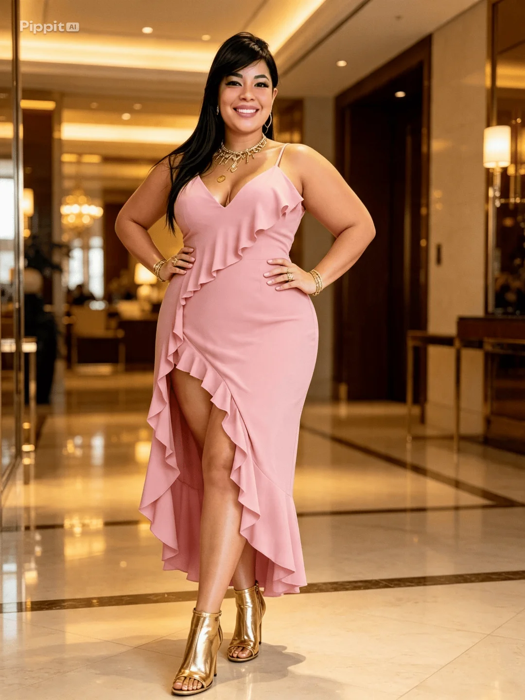 Vestido Sunset Romântico - Rosa Pastel 🌸